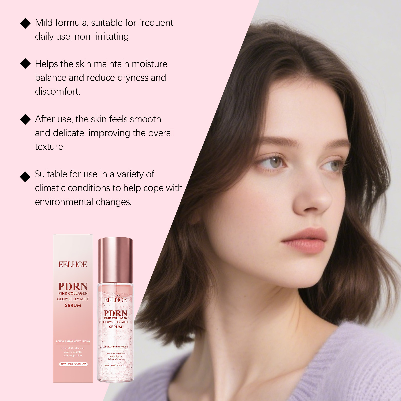 Collagen Essence Spray Smoothi - Rose Water Spray review and price