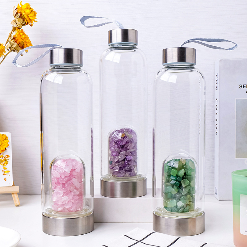 Natural Crystal Glass Water Bo - Rose Water Spray review and price