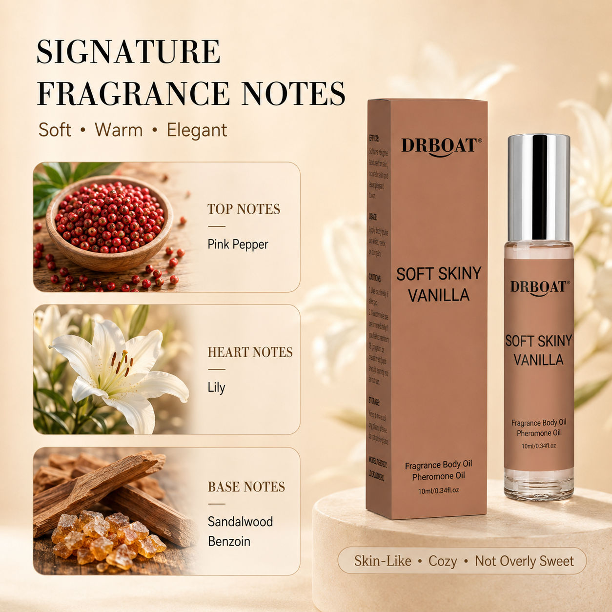Women Roll On Fragrance Oil, S - Vanilla Perfume Oil review and price