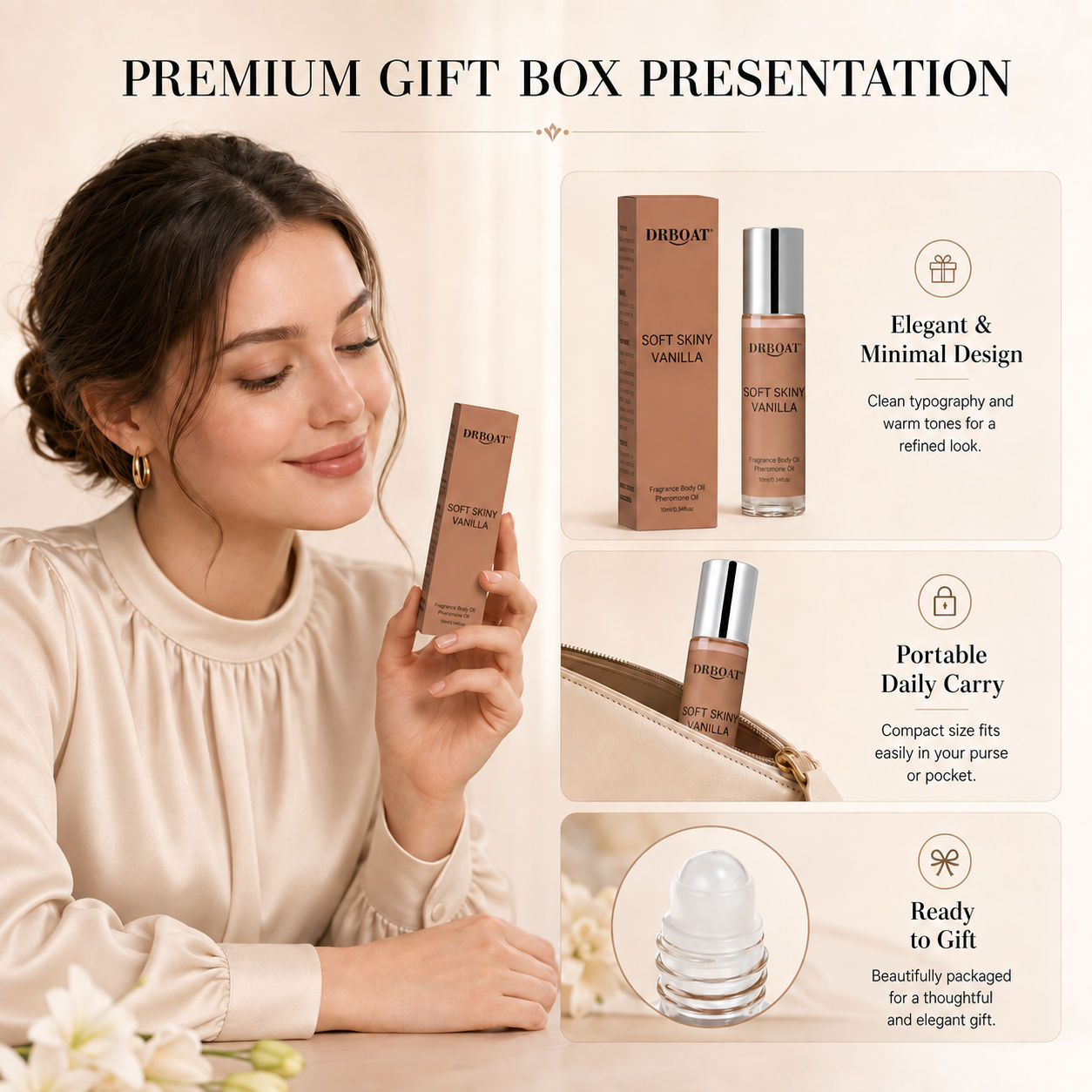 Women Roll On Fragrance Oil, S - Vanilla Perfume Oil review and price