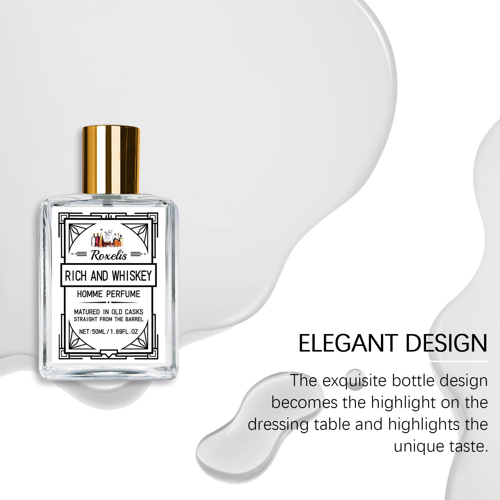 Roxelis 50ml Charm Whisky Men' - Perfume Fragrances review and price